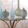 J&D Designs Co Minx Contemporary Glass Decorative Vases in Blue (Set of 2)