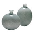 J&D Designs Co Minx Contemporary Glass Decorative Vases in Blue (Set of 2)