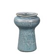 J&D Designs Co Coastal Ceramic Snorkel Vases in Blue (Set of 2)