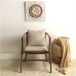 J&D Designs Co Topanga Coastal Wood Vase with Grain Pattern in Natural