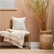 J&D Designs Co Topanga Coastal Wood Vase with Grain Pattern in Natural