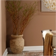 J&D Designs Co Topanga Coastal Wood Vase with Grain Pattern in Natural