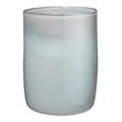 J&D Designs Co Medium Contemporary Glass Vapor Vase in Metallic Opal Blue