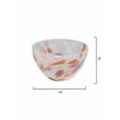 Jamie Young Co Watercolor Medium Modern Glass Bowl in Multi-Color