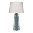 J&D Designs Co Hobnail Traditional Ceramic Table Lamp in Blue