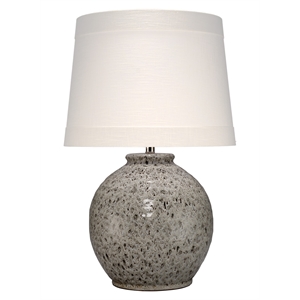 J&D Designs Co Vagabond Transitional Ceramic Table Lamp in Brown