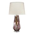 J&D Designs Co Watercolor Transitional Glass Table Lamp in Pink