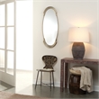 J&D Designs Co Margaux Contemporary Metal Mirror in Antique Silver