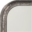 J&D Designs Co Principle Transitional Metal Vanity Mirror in Silver Leaf