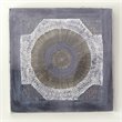 J&D Designs Co Batik Square Transitional Fabric Framed Wall Art in Blue