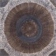 J&D Designs Co Batik Square Transitional Fabric Framed Wall Art in Blue