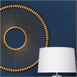 J&D Designs Co Large Transitional Metal Illume Wall Art in Gold Foil
