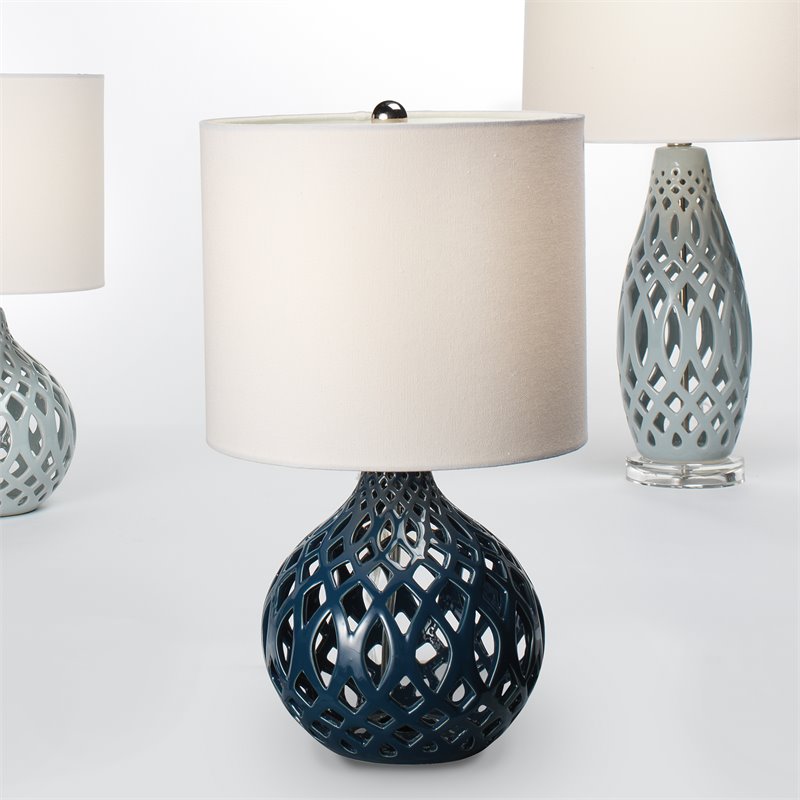 fretwork table lamp