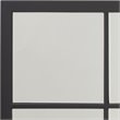 J&D Designs Tribecca Metal Extremely Versatile Grid Mirror in Matte Black