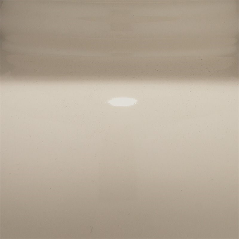 J&D Designs Bubble Transitional Glass Table Lamp with Linen Shade in Cream