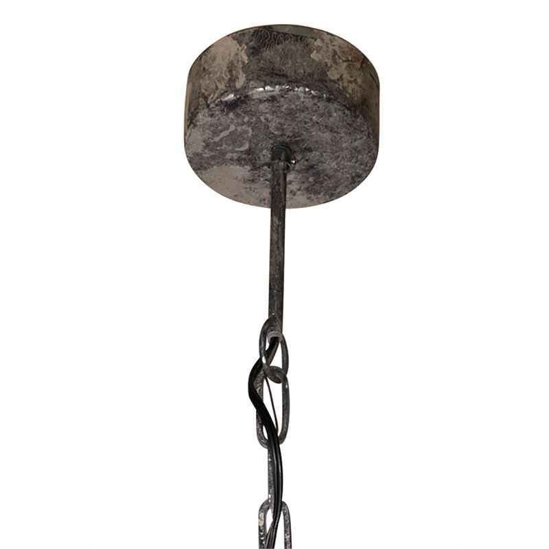 J&D Designs Blanca Transitional Wood Glamourous and Elegant Chandelier in White