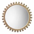 J&D Designs Brighton Beveled Transitional Fir Wood Mirror in Natural
