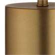 J&D Designs Felix Modern Iron Table Lamp with Geometric Shape in Antique Brass