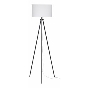j&d designs modern metal tri-pod floor lamp with drum shade in oil rubbed bronze