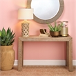 J&D Designs Parson Side Table in Natural Oak Wood Veneer