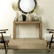J&D Designs Parson Side Table in Natural Oak Wood Veneer