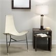 J&D Designs Co Bedford Traditional Wood Nesting Tables in Charcoal (Set of 2)