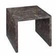 J&D Designs Co Bedford Traditional Wood Nesting Tables in Charcoal (Set of 2)