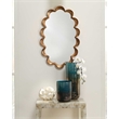 J&D Designs Co Ribbon Molded Transitional Resin Decorative Sphere in White