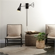 J&D Designs Co Lenz Swing Arm Steel Metal Wall Sconce in Oil Rubbed Bronze