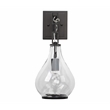 J&D Designs Co Tear 1-Light Metal & Glass Drop Wall Sconce in Bronze/Clear