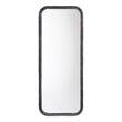 J&D Designs Co Capital Transitional Metal Wall Mirror in Distressed Black