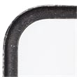 J&D Designs Co Principle Transitional Iron Metal Vanity Mirror in Black