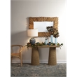 J&D Designs Drifwood Rectangle Wood & MDF Accent Mirror in Brown