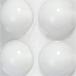 J&D Designs Seltzer Modern Blown Glass & Acrylic Table Lamp in White/Off White