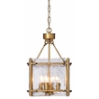 J&D Designs Co Glenn Small Square Metal Chandelier In Antique Brass