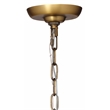 J&D Designs Co Glenn Small Square Metal Chandelier In Antique Brass