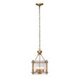 J&D Designs Co Glenn Small Square Metal Chandelier In Antique Brass