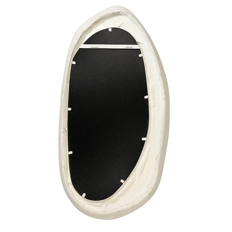 J&D Designs Co Denali Mirror in Matte White Resin