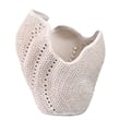 J&D Designs Co Eclipse Porcelain Vase In White Ceramic