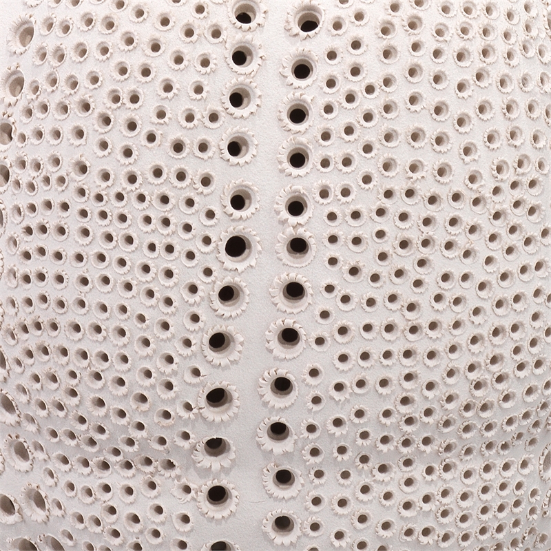 J&D Designs Co Lunar Polyresin Table Lamp in White