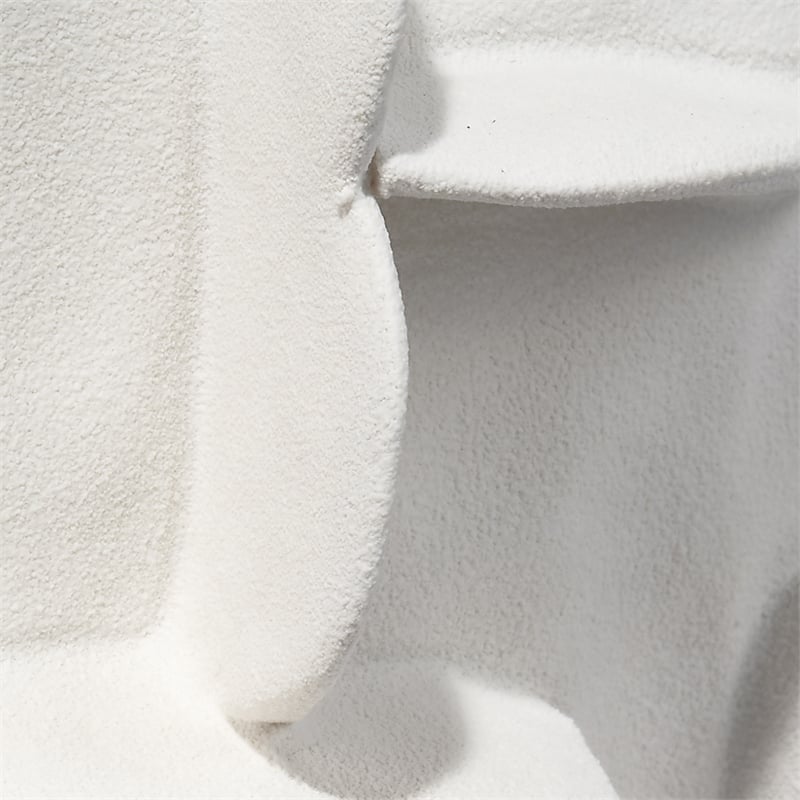 J&D Designs Co Helios Ceramic Vase in White