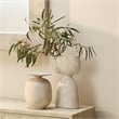 J&D Designs Co Anatomy Ceramic Decorative Vase in Cream