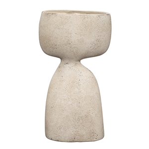 J&D Designs Co Anatomy Ceramic Decorative Vase in Cream