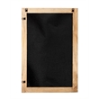 J&D Designs Co Relief Wood Carved Rectangle Mirror in Natural