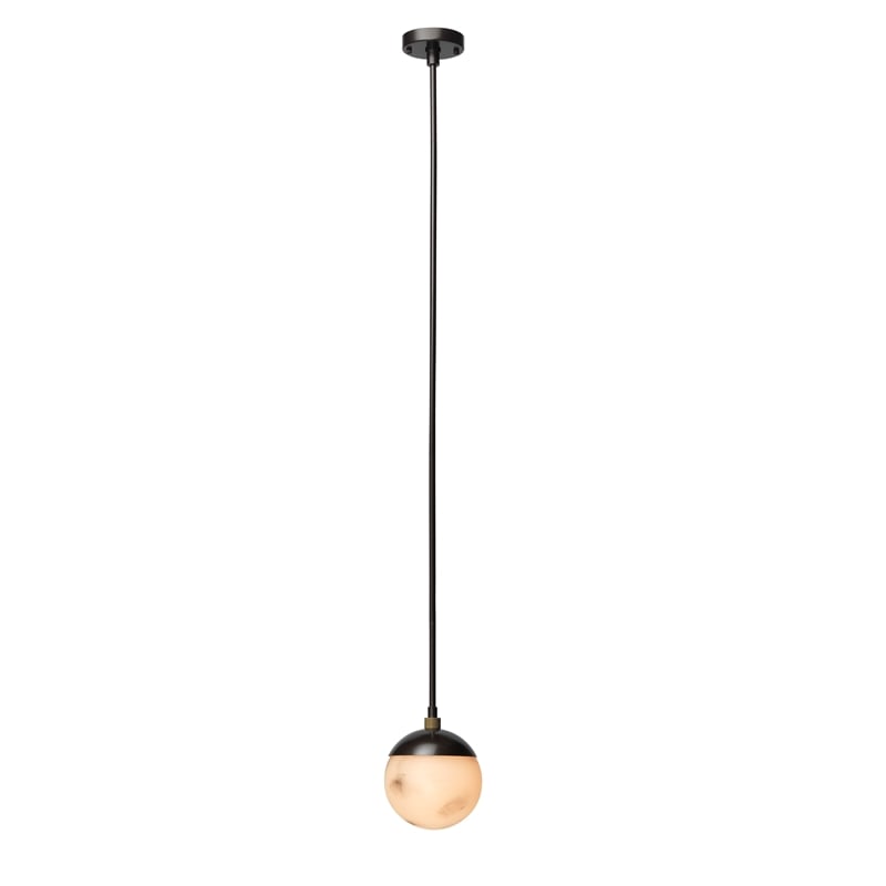 J&D Designs Co Metro 1-Light Pendant  in Bronze