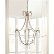 J&D Designs Co Scarlett Crystal Chandelier in Beige