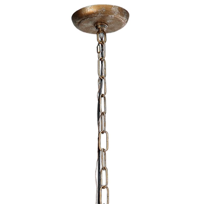 J&D Designs Co Scarlett Crystal Chandelier in Beige