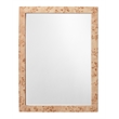 J&D Designs Co Chandler Rectangle Wood Mirror in Natural