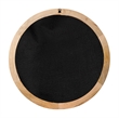 J&D Designs Co Relief Wood Carved Round Mirror in Natural