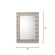 J&D Designs Co Kaleidoscope Rectangle Mirror in Blue Paper